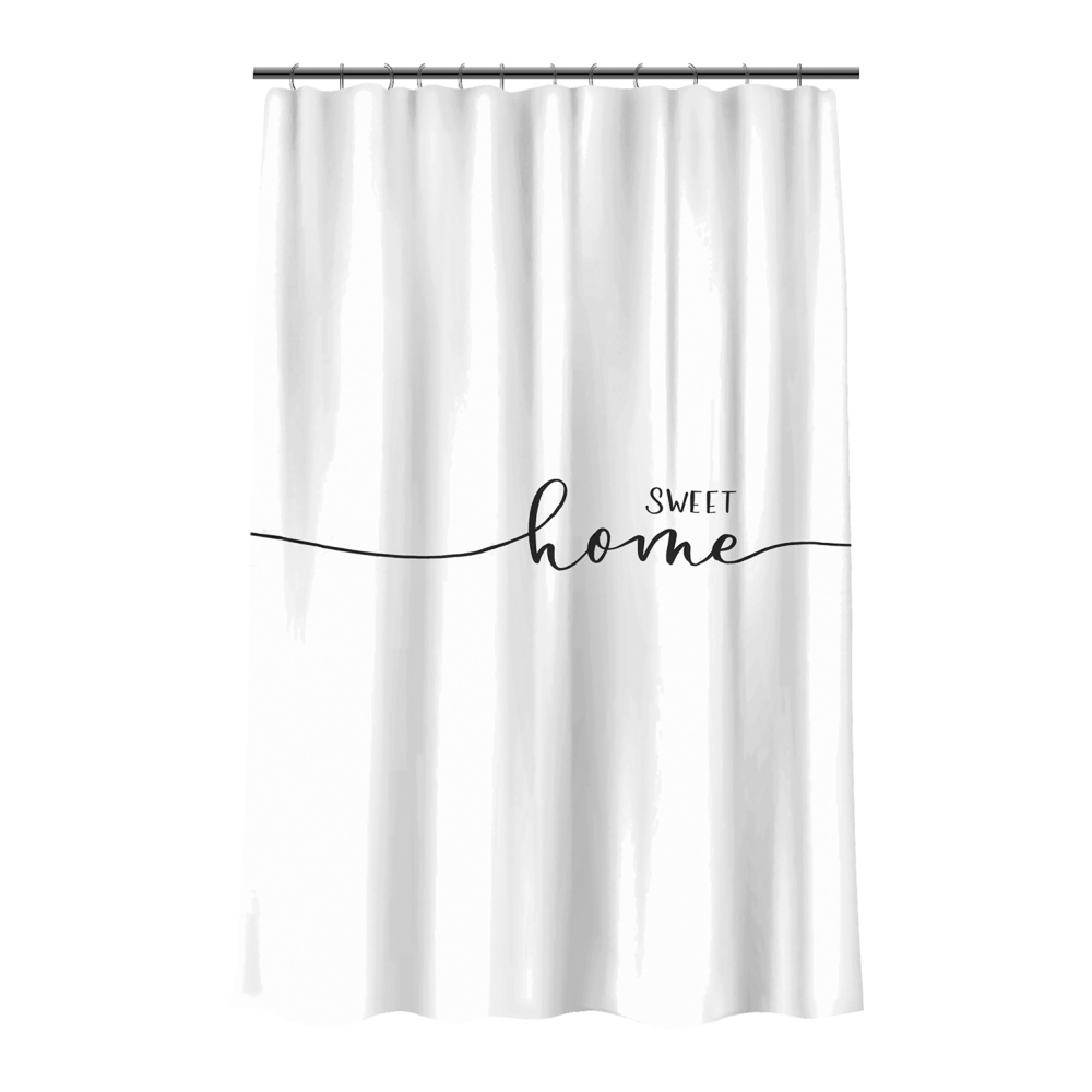 Штора для ванной тм VETTA Home, полиэстер 90 г/м2, 180x200см, с утяжелителем - #1