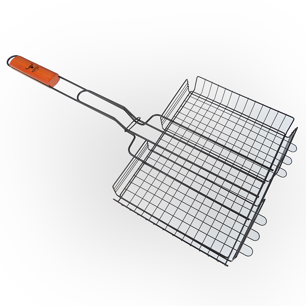 Решетка-гриль BOYSCOUT 6 порцийс АП покрытием. 62( 5)x40x30x2.5