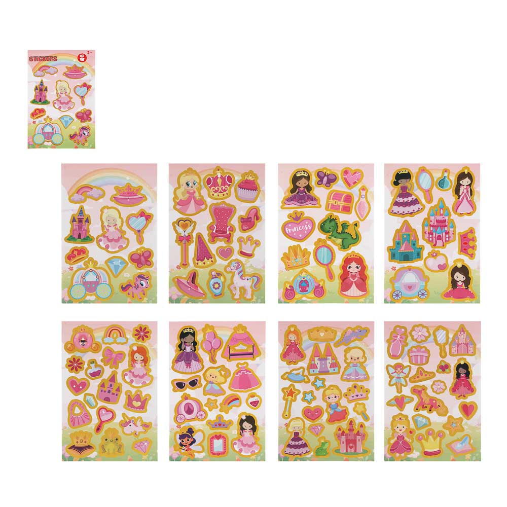 Блокнот с наклейками для творчества, 24х15см, бумага, 8 страниц, 4 дизайна - #6