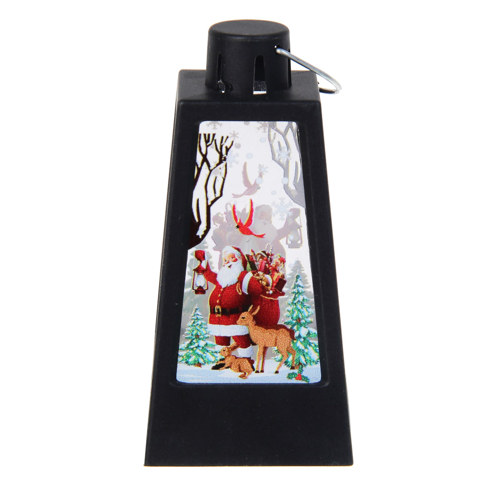 СНОУ БУМ Светильник декоративный LED в виде фонаря, 4,5x9,2см, PP, 3хAG10, 1 режим, 4 дизайна - #3