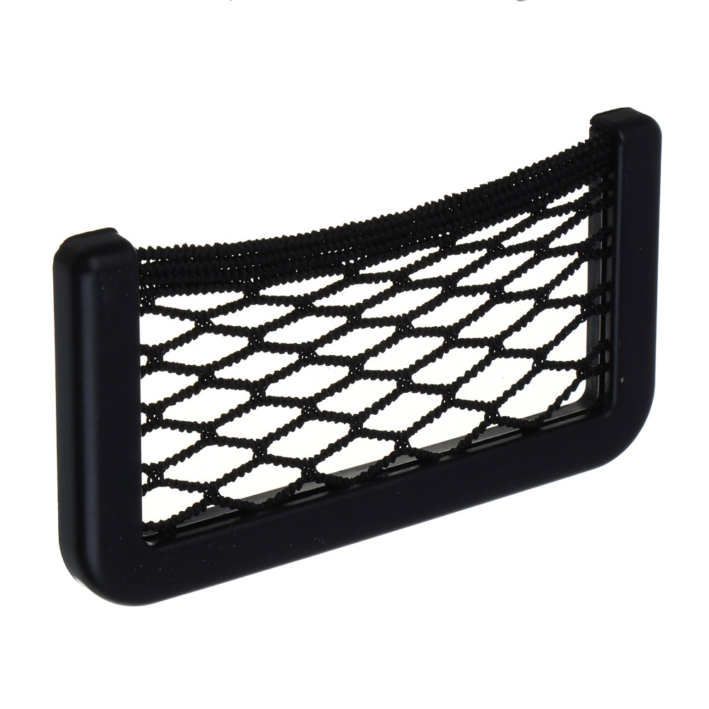 РОКОТ Карман-сетка под телефон, на клейкой ленте, 14,5x8см, чёрный - #3