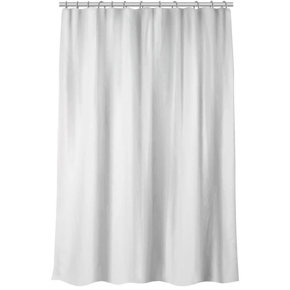 Штора для ванной 180Х200см EMY, белый, SWC-95-61-WHT - #1