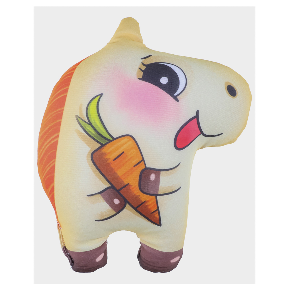 Конь с короткими лапками антистресс, 26 см, бифлекс+шарики - #7