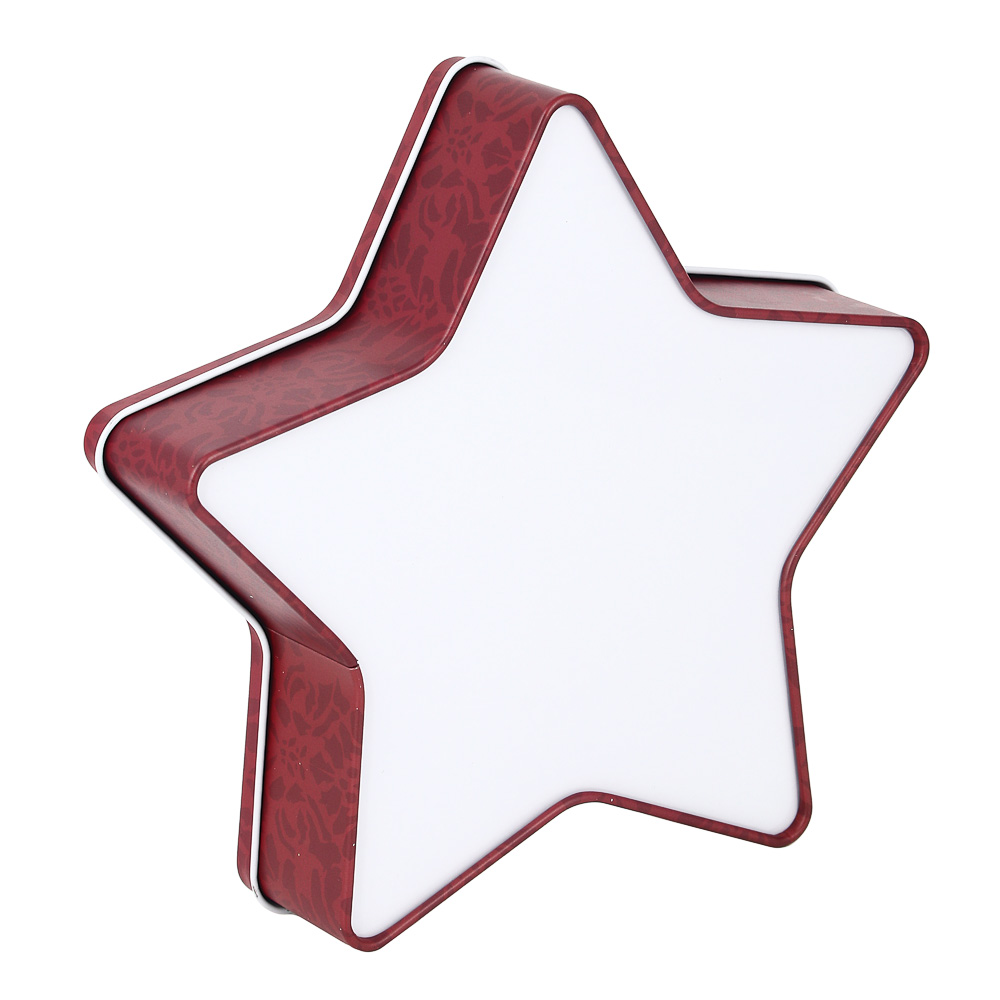 СНОУ БУМ Шкатулка жестяная, в форме звезды, 19x4,5 см - #4