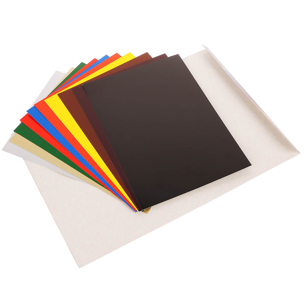 Картон цветной "Альфа" мелов. бумага, 2-сторонний, 10л., 10цв., в карт. папке - #4