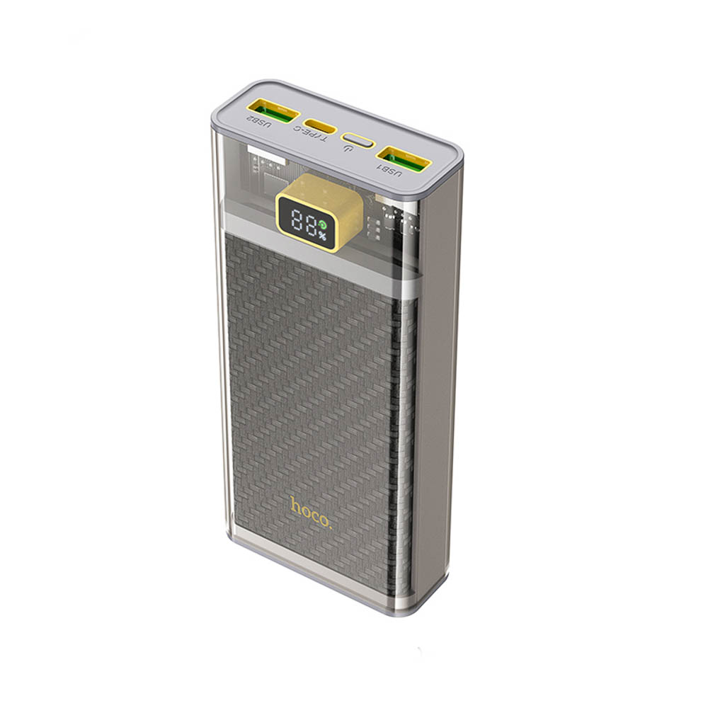Аккумулятор мобильный hoco. модель J103A 20000мАч, 22.5Вт, серый - #4