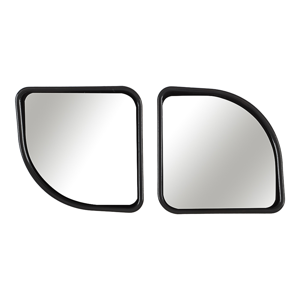 ЕРМАК Зеркало квадратное мертвой зоны, цвет черный 2шт, 50x50 - #1