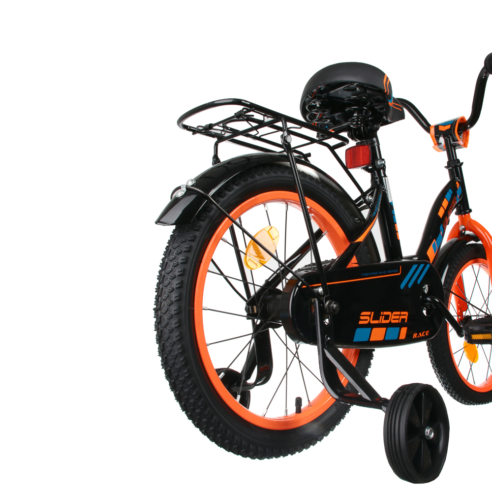 Велосипед детский двухколесный Slider 20", черно-оранжевый - #5