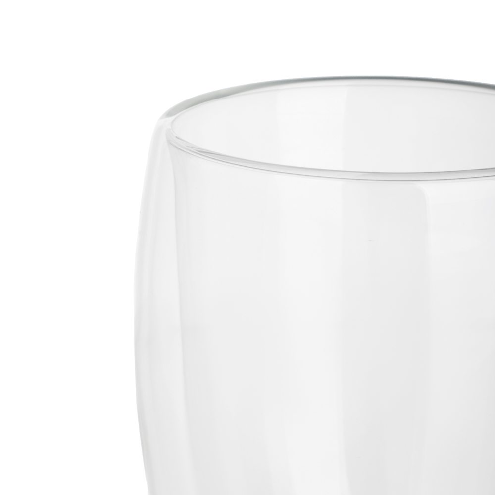 Стакан с двойными стенками тм MILLIMI Симпл, 350мл, стекло - #3