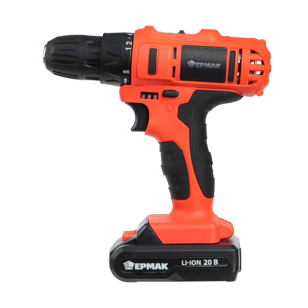 ЕРМАК Набор электроинструмента 29 предметов, шуруповерт 20В (2А*ч, 2шт, 35Н*м) (ONE) - #4