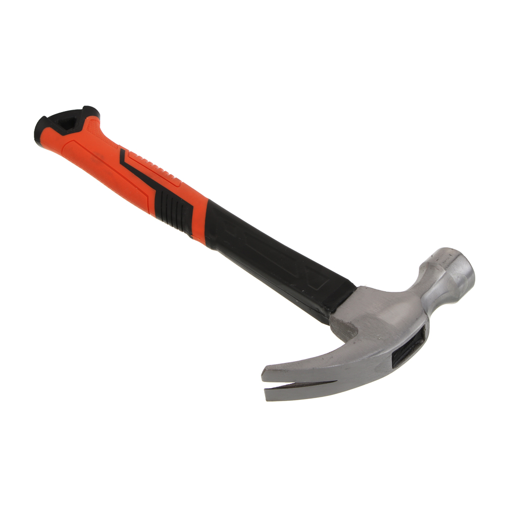 ЕРМАК Молоток гвоздодер кованный, боёк 0,75кг, фиберглассовая ручка с обрезиненной рукояткой TPR - #3