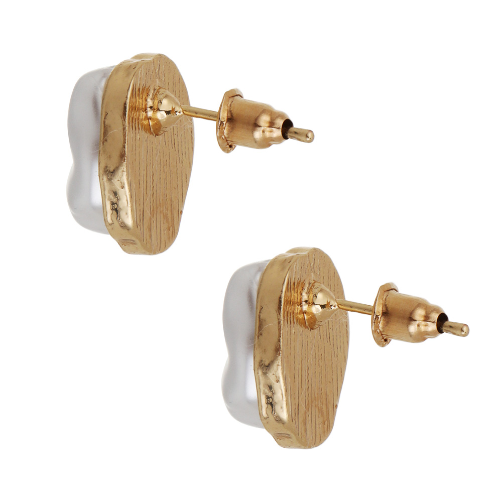 Серьги, медь, сплав, 2 дизайна, БЖ25-8 - #4