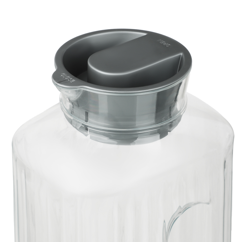 Кувшин с крышкой 1,5л TREND (11,8x8,5x22см), пластик - #3