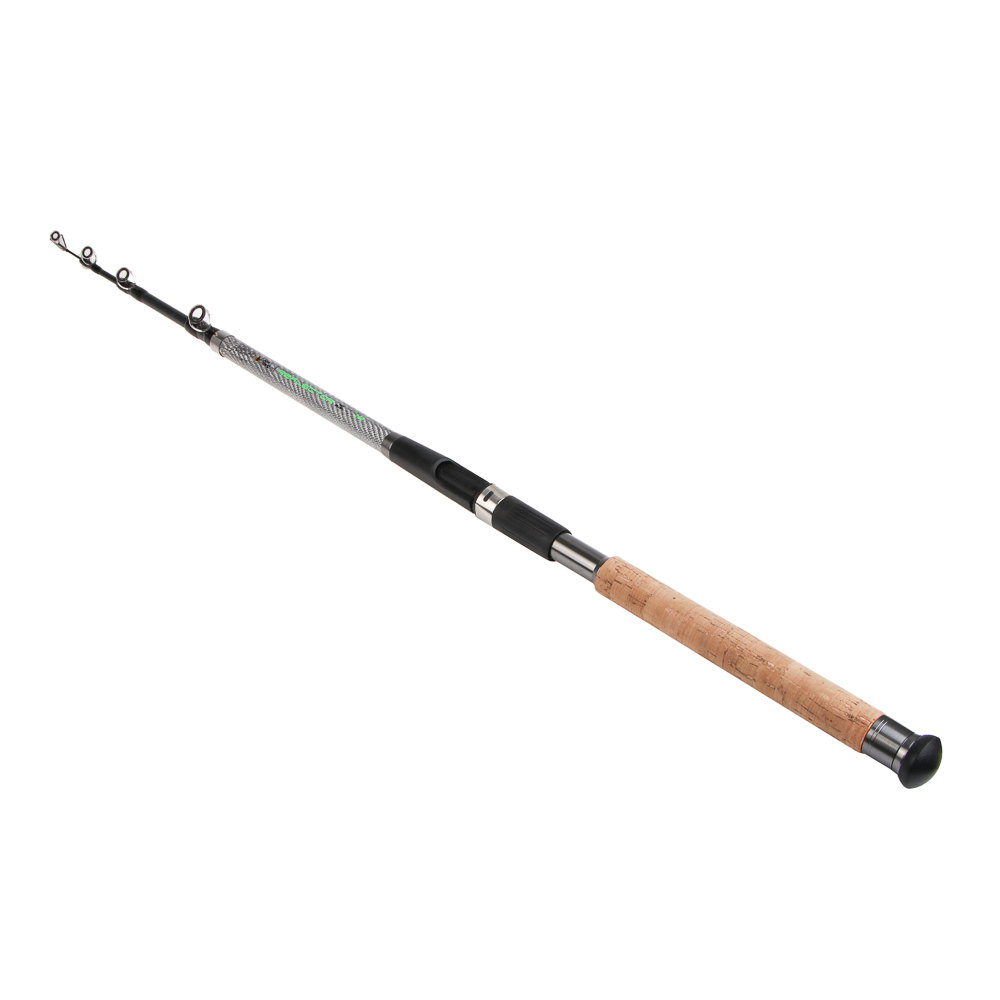 Спиннинг "Рефлектор" тм AZOR FISHING, телескоп., файбергласс, 2,4м, тест 50-150гр - #1