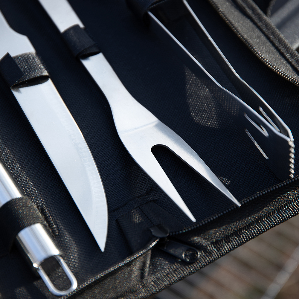 Набор для гриля 5 в 1 тм GRILLBOOM, нерж. сталь 420/410, в защитном чехле - #17