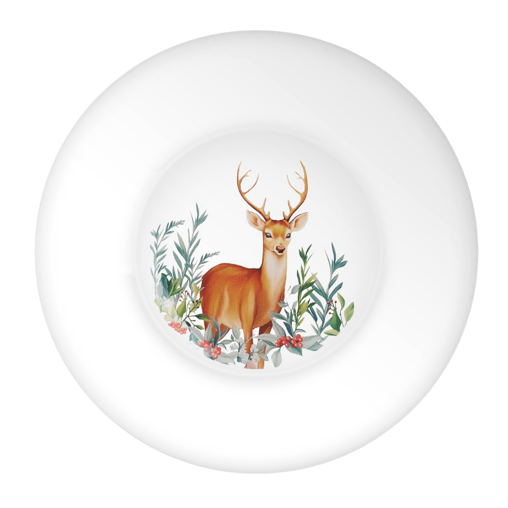ОСЗ Олень Тарелка десертная 19,6см, стекло - #1
