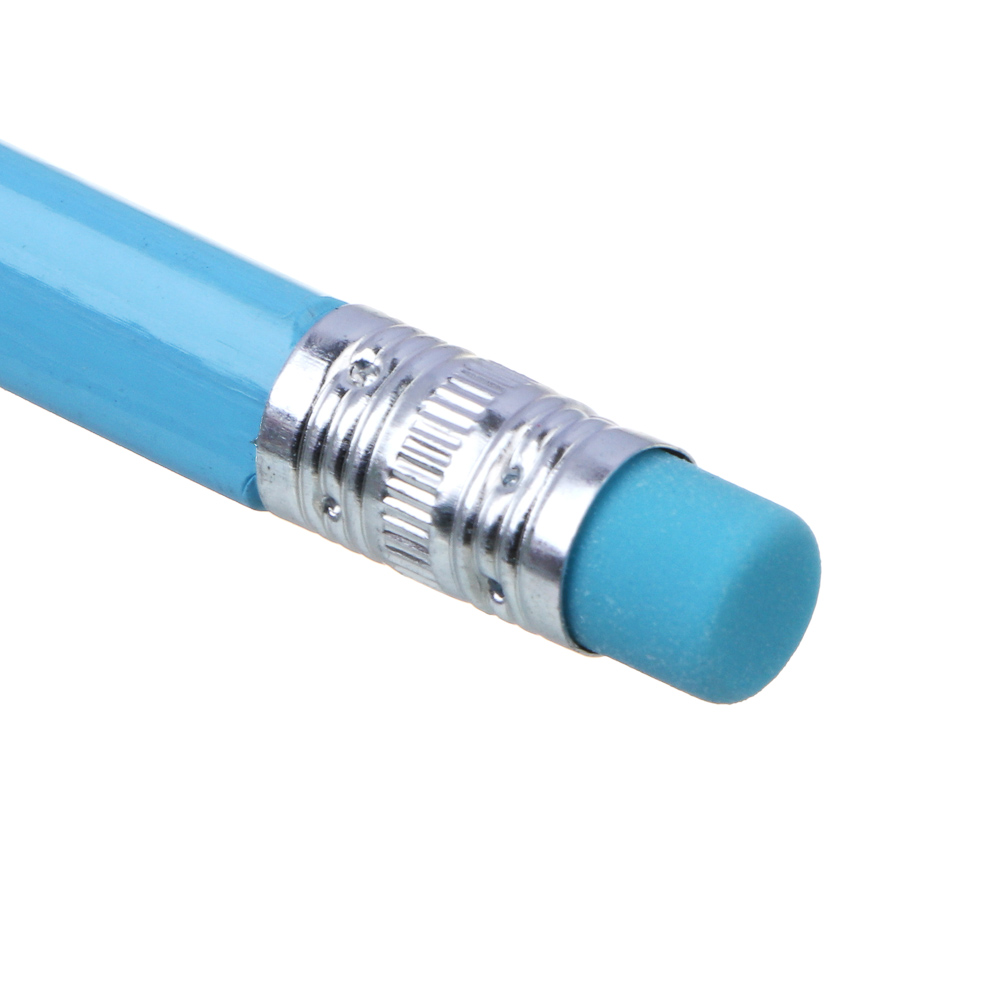 Карандаши чернографитные ClipStudio 3 шт, с ластиком, HB, дерево, трехгранный корпус неон/пастель - #6