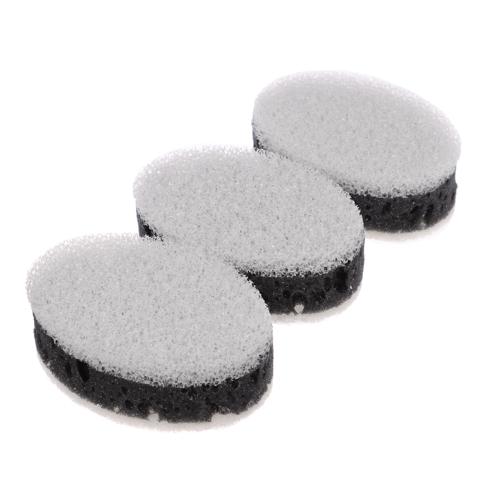 Губка для посуды RILLY 95x65x35мм "LOTY", 3 шт, черно-белый, двойной абразив - #1