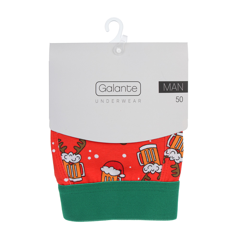 GALANTE Трусы-боксеры мужские с принтом р.50, 95%хлопок, 5%спандекс, разноцветные, НГ2026-1 - #4