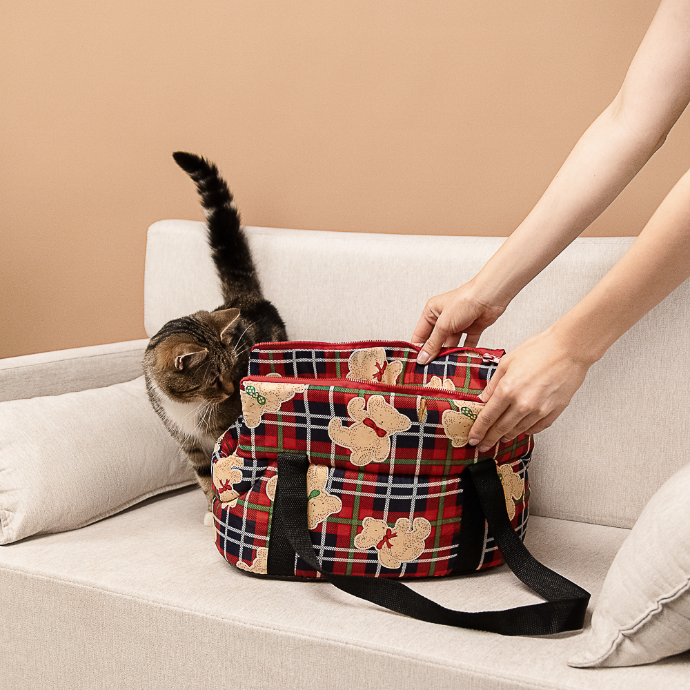 VETTA Сумка-переноска для домашних животных, ПЭ, хлопок, 35х20,5х21,5 см - #16