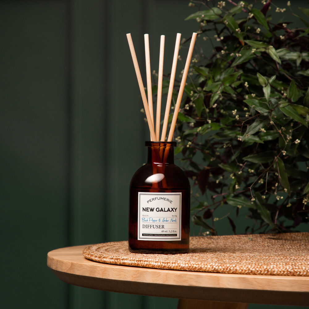 NEW GALAXY Диффузор Perfumerie, Black Pepper & Amber, Neroli, 40мл - #9