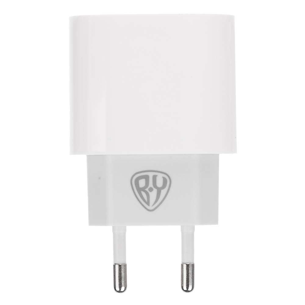 BY Сетевое зарядное устройство Pure 20Вт, USB-C PD,110-240В,50-60Гц, пластик, белый - #1