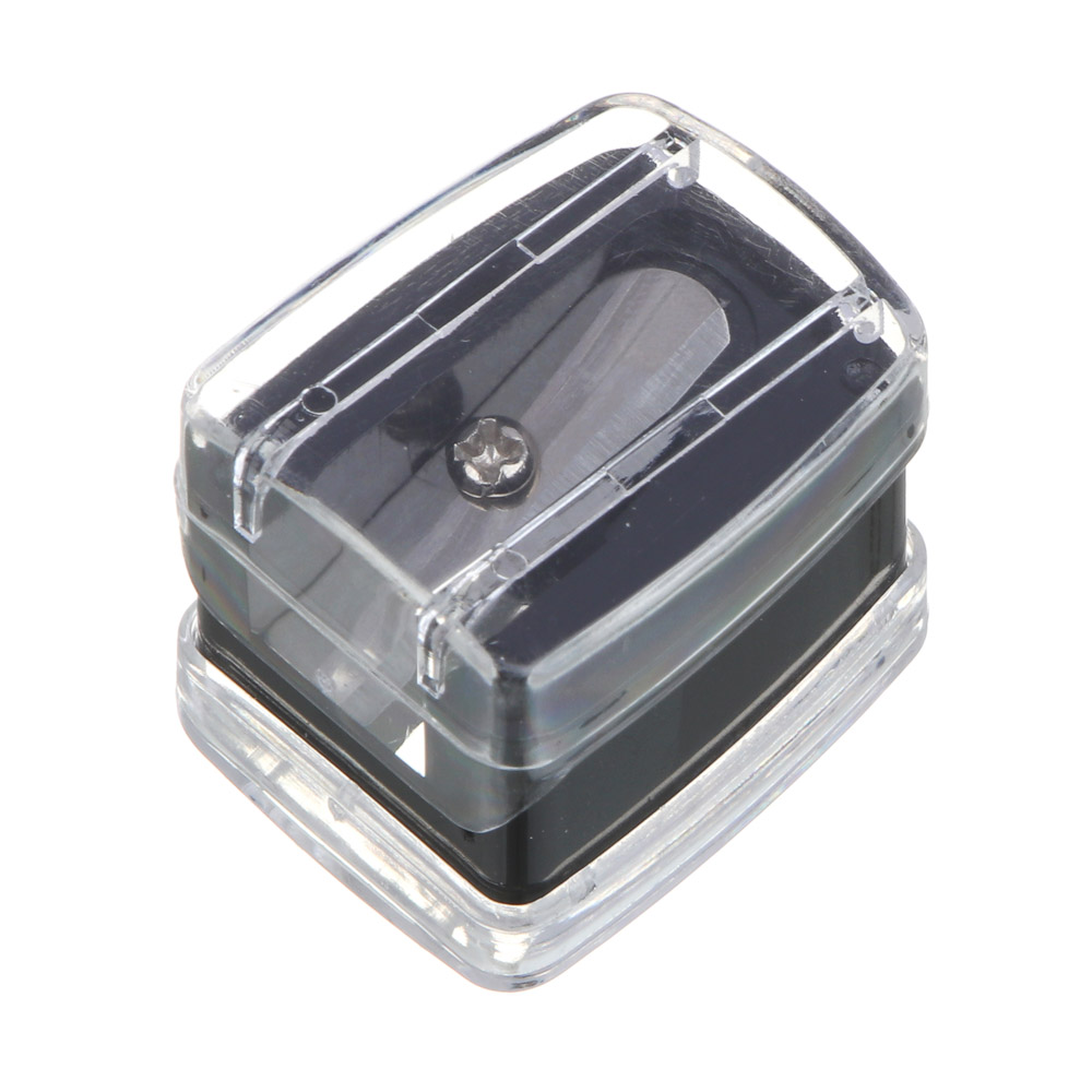 ЮНИLOOK Точилка для косметических карандашей 3,2х2,3х2 см, PS, черный, ВЗ24-22 - #1