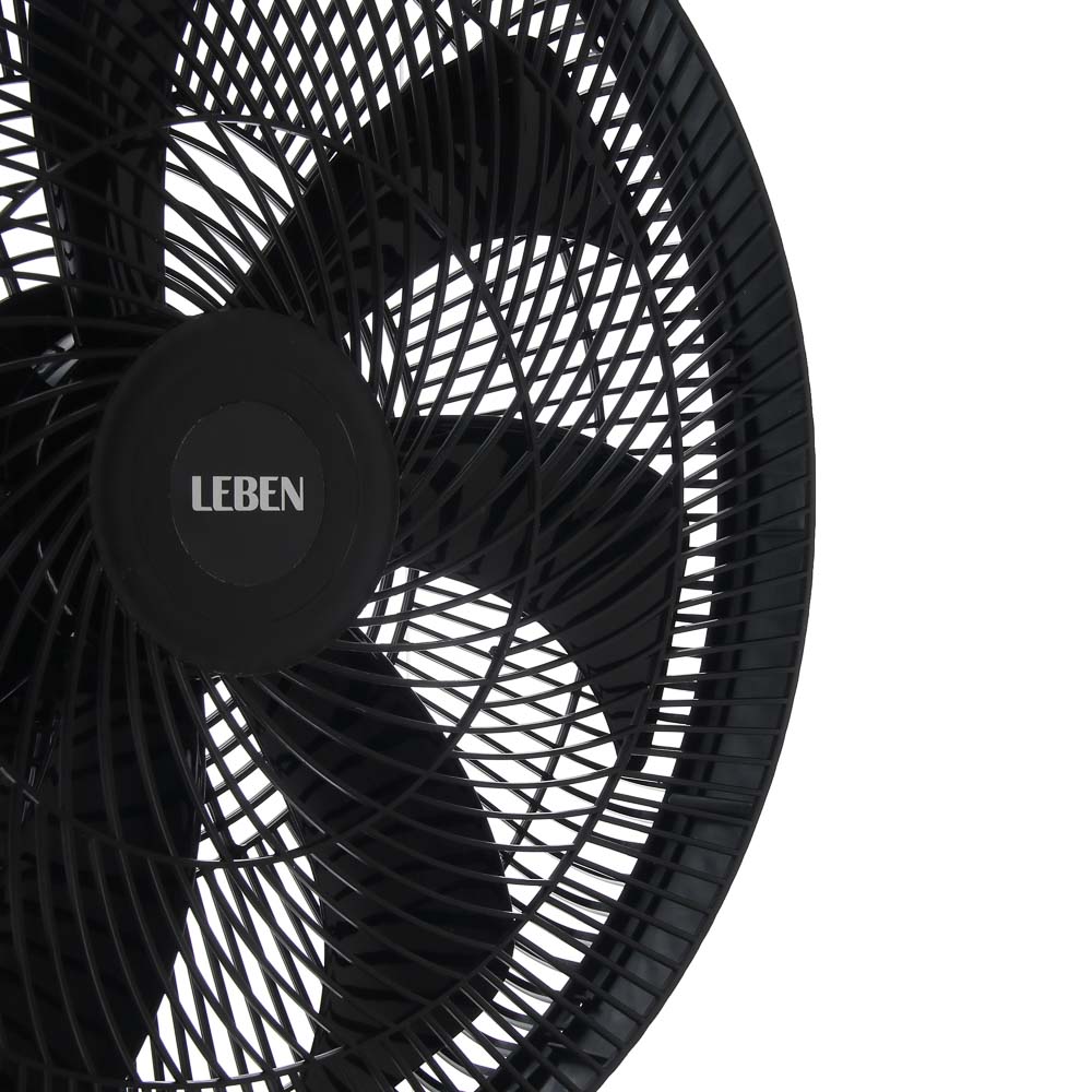 Вентилятор напольный тм LEBEN 40Вт, 8 скоростей, диаметр 41см, 220в, таймер, пульт ДУ, черный - #4