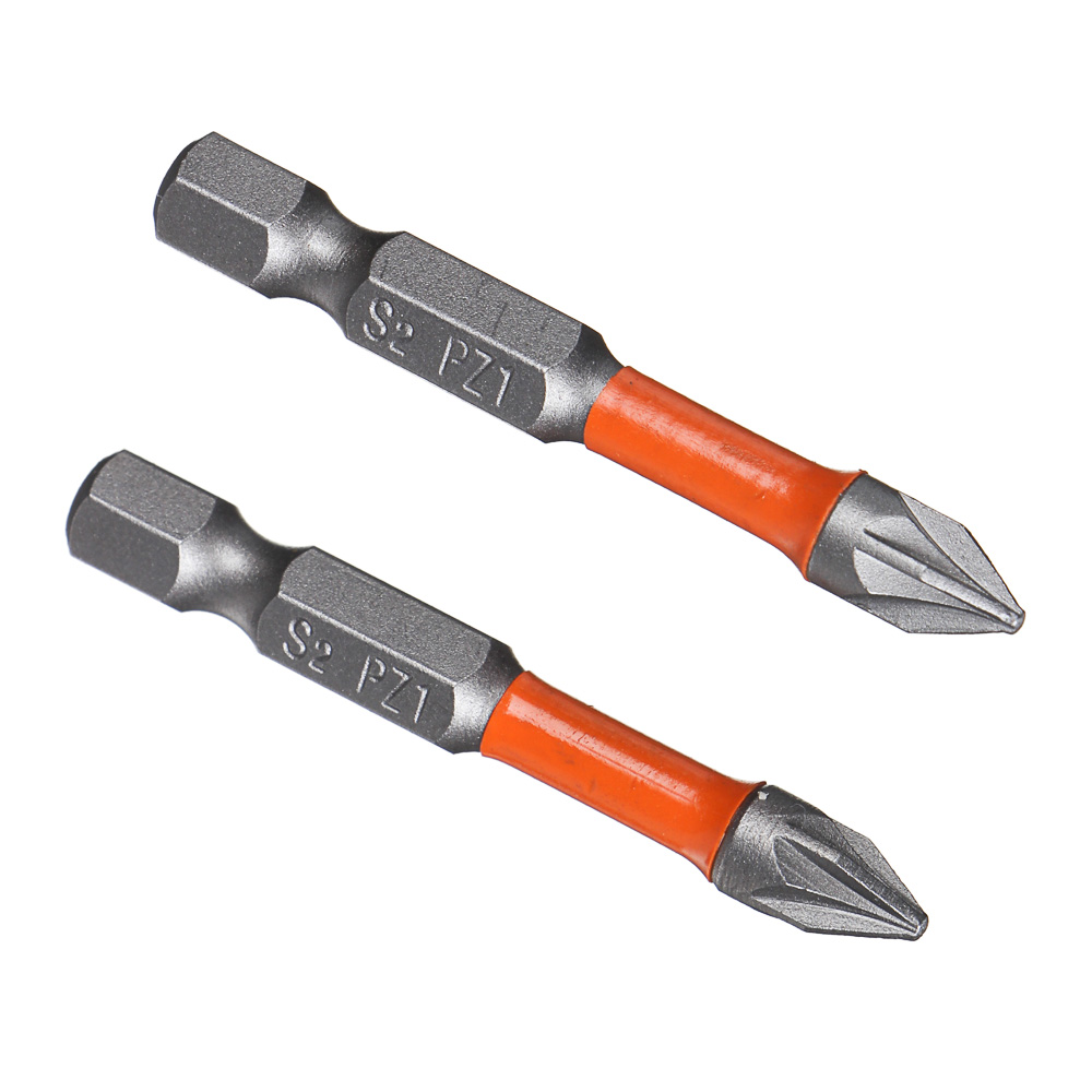ЕРМАК Биты для шуруповерта ТОРСИОН PZ2х50 мм , блистер 2 шт. - #2