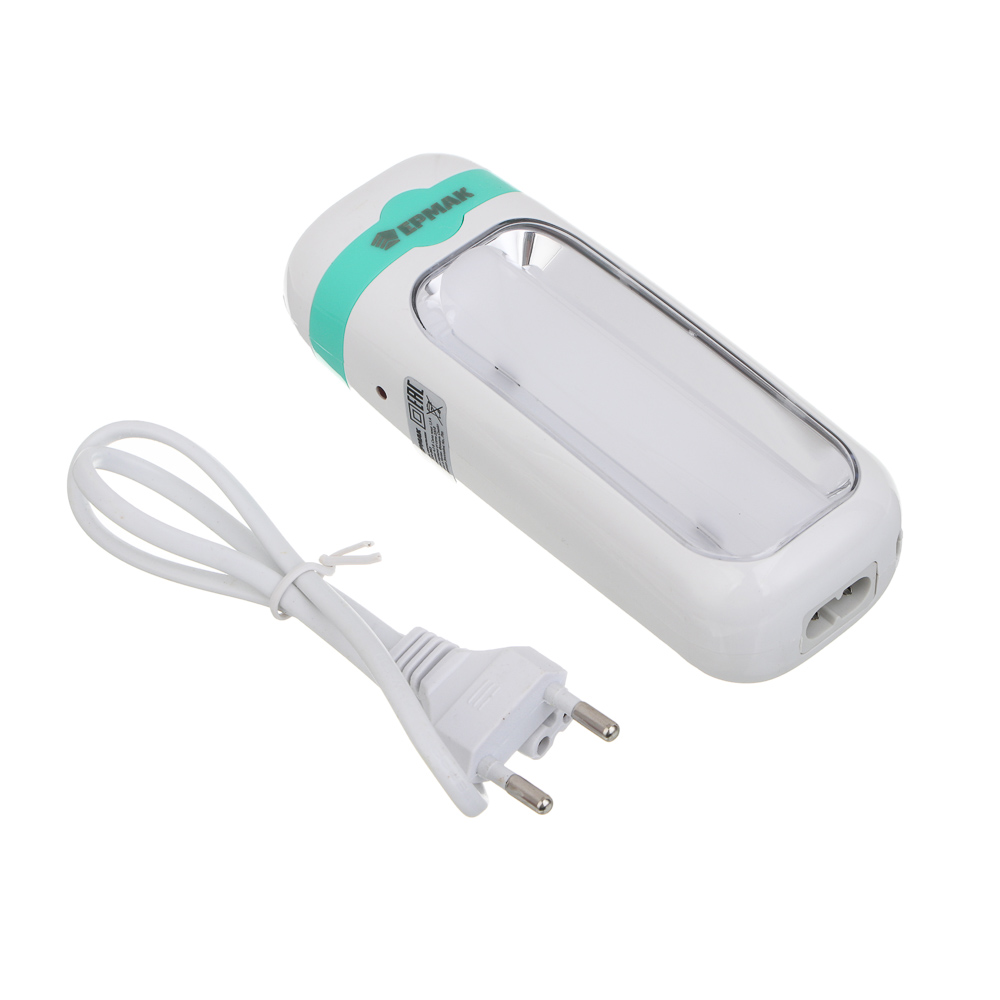 ЕРМАК Фонарь-светильник, LED, 2 режима, 1200мАч, пластик, 130х50х37 мм, тип питания-220 В - #5