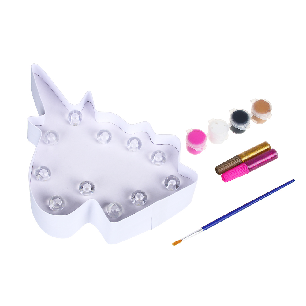 ХОББИХИТ Набор для творчества "Ночник для раскрашивания", 25х29,5см, 3 дизайна - #5