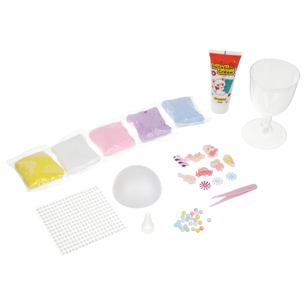 ХОББИХИТ Набор для творчества "Школа десертов",12х14х11,5 см, PP, полимер, 3 дизайна - #4