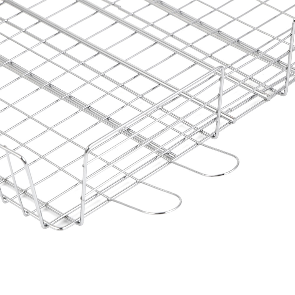 Решетка гриль хром. тм GRILLBOOM, 23x29x6см - #8