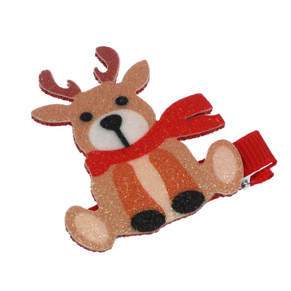 Заколка для волос 2 шт, тм ЮНИLOOK, 1-6,5см, металл, полимер, 6 дизайнов, #1 - #3