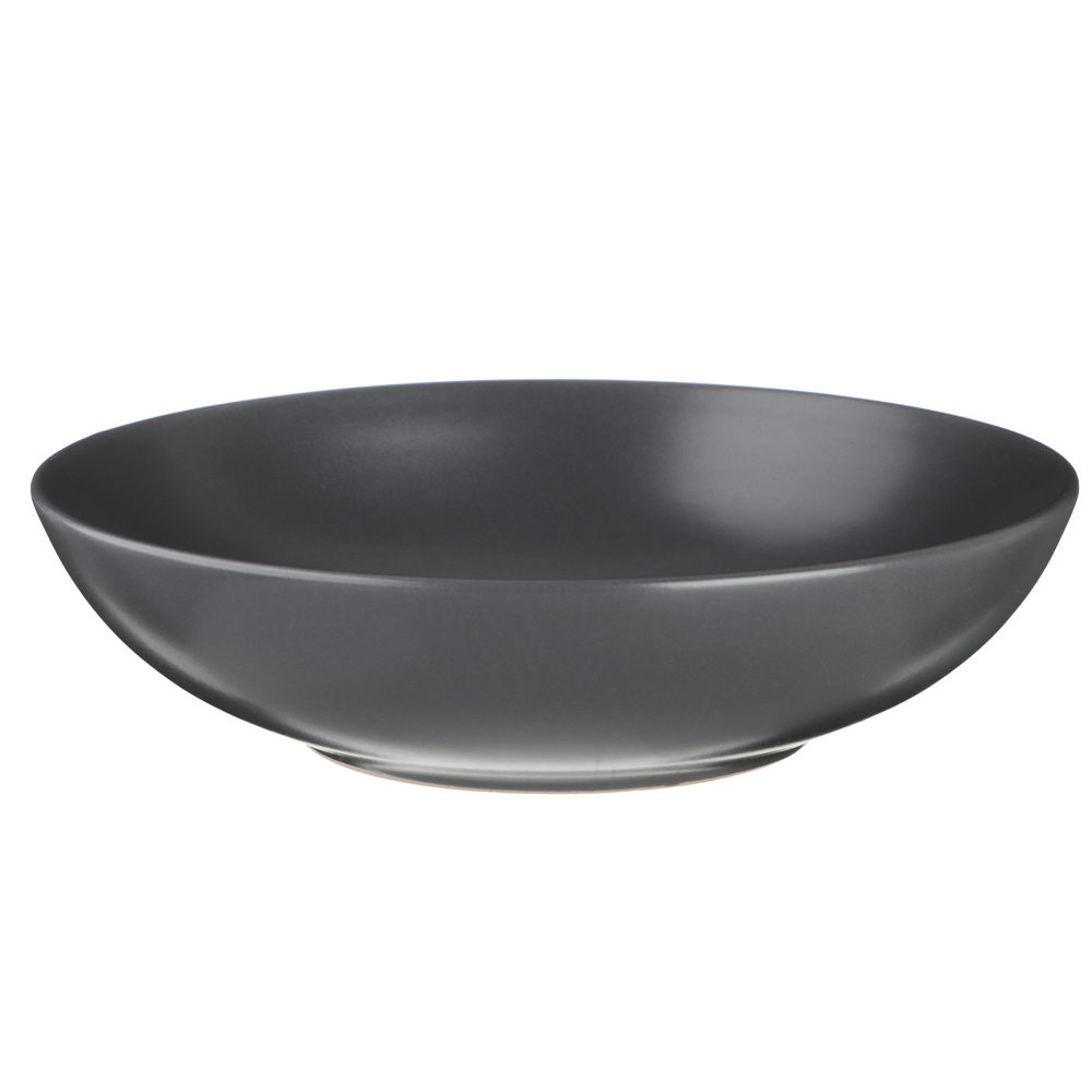 MILLIMI Салатник 880мл, 20х5.4см, керамика, графит - #1