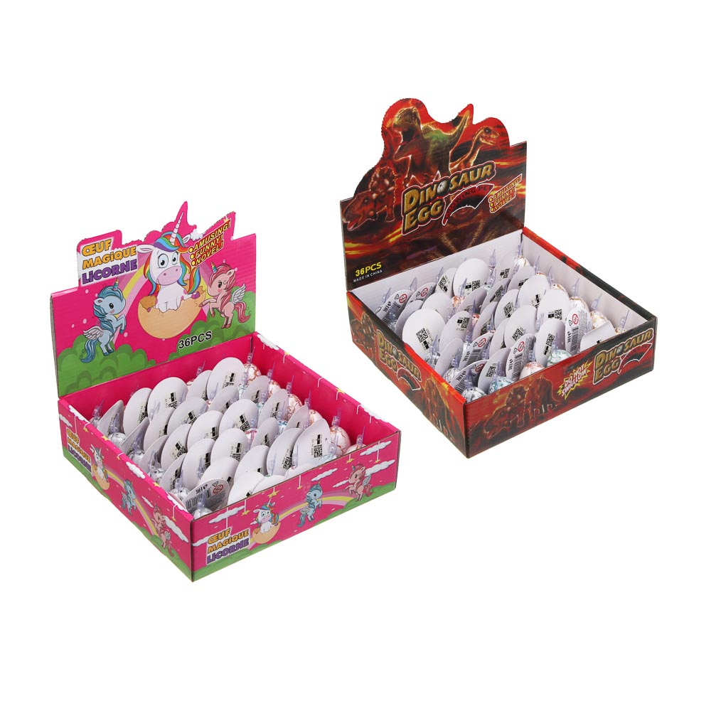 Игрушка Растущие животные в яйцах, 3х4см, PP, TPR, 12 дизайнов - #4