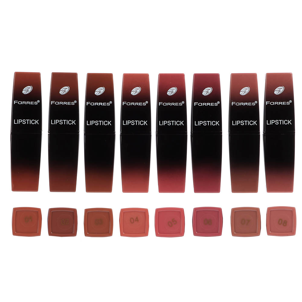 Помада для губ кремовая "NUDE Moisturize" тм Farres, 4,2 г - #6