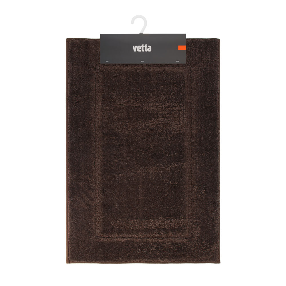Коврик для ванной комнаты тм VETTA Solace, махровый 600г/м² тп-основа , 80х50см, 2 цвета - #6
