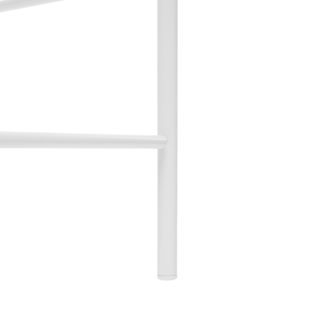 Стеллаж с полками над стиральной машиной, металл, 68,5х26х15,6см, металл, белый - #4