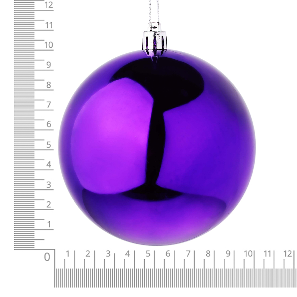Шар новогодний Сноубум, фиолетовый - #2
