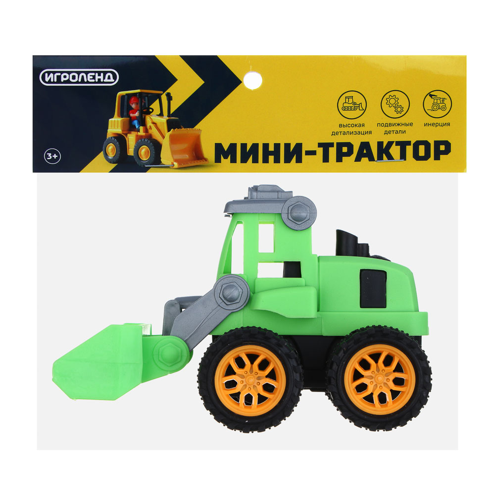 ИГРОЛЕНД Мини-трактор, PP, 17х7х25см, 6 дизайнов - #3