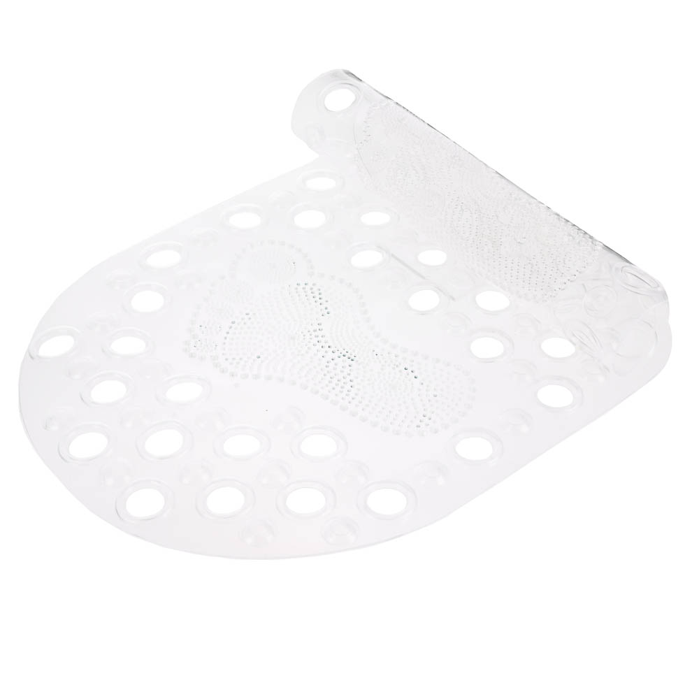 Коврик противоскользящий в ванную "Массажный" 66см*33см, прозрачный - #5