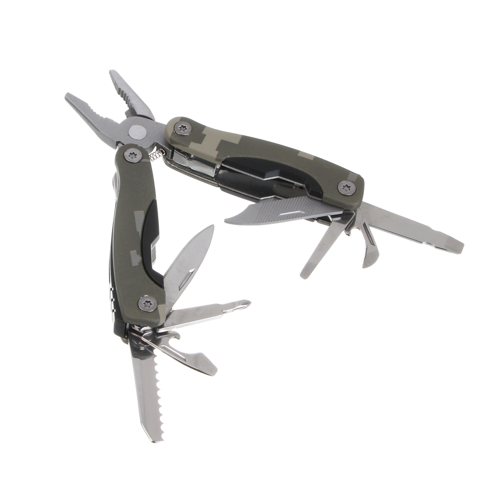 Мультитул многофункциональный тм BY Русские Супергерои, 15 функций, нержавеющая сталь, 9,9 см - #2