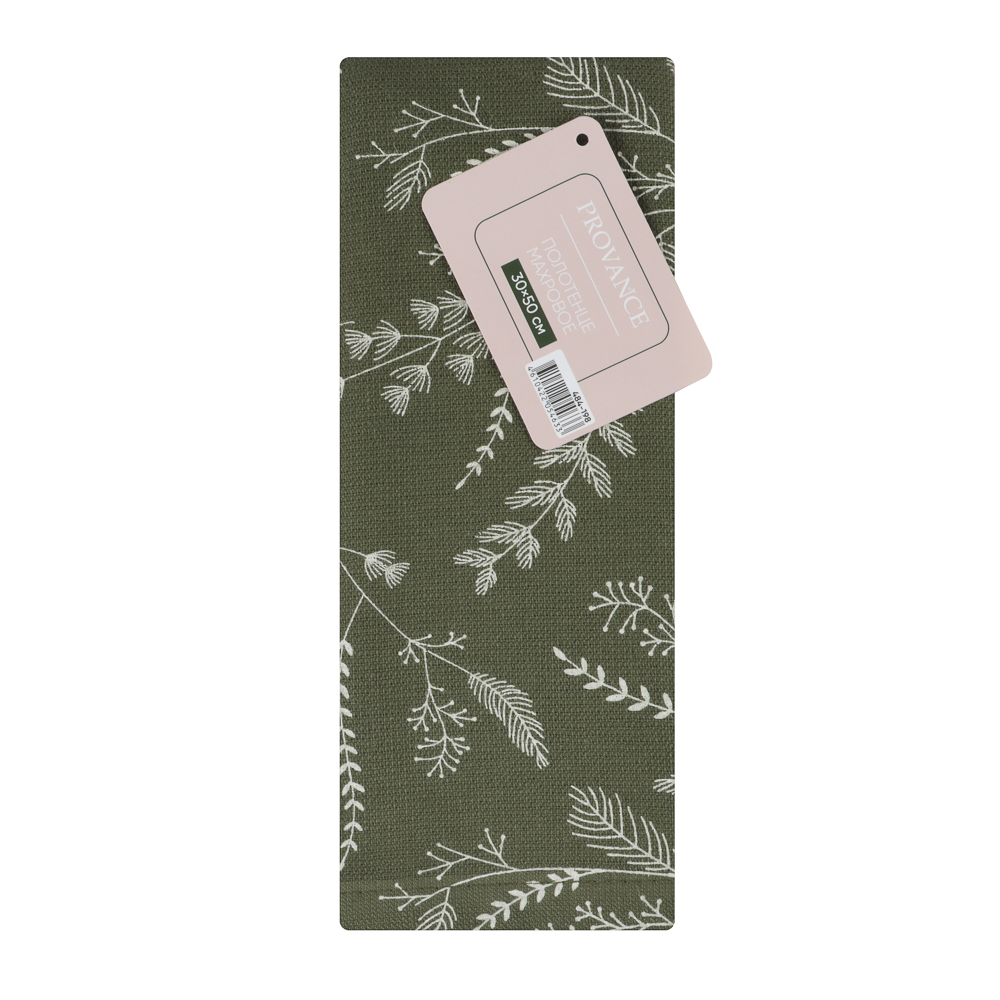 PROVANCE Кантри Полотенце махровое с принтом, 30х50см, 100% хлопок, 3 цвета - #10