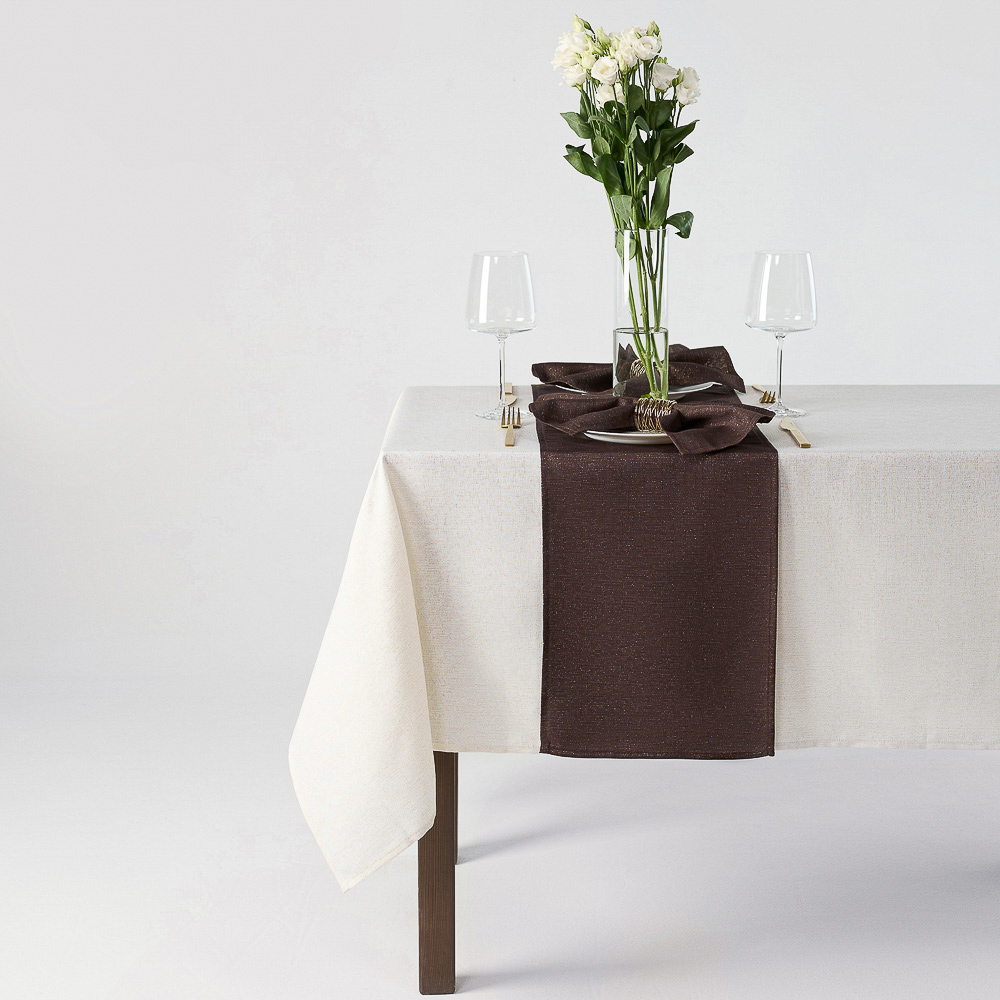 PROVANCE Фелиз Дорожка текстильная для сервировки стола, 30х140см, 85% пэ 15% люрекс - #4