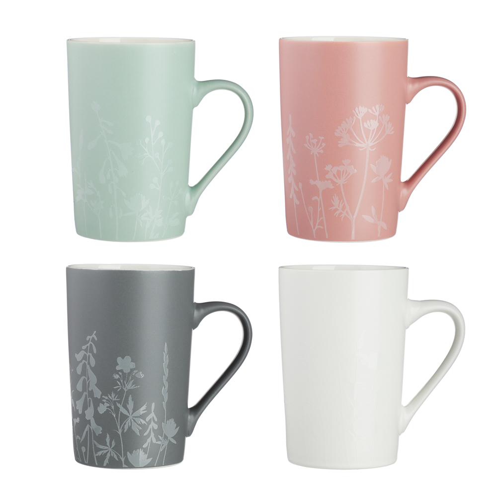 MILLIMI Кружево Кружка 380мл, фарфор, 4 дизайна - #1