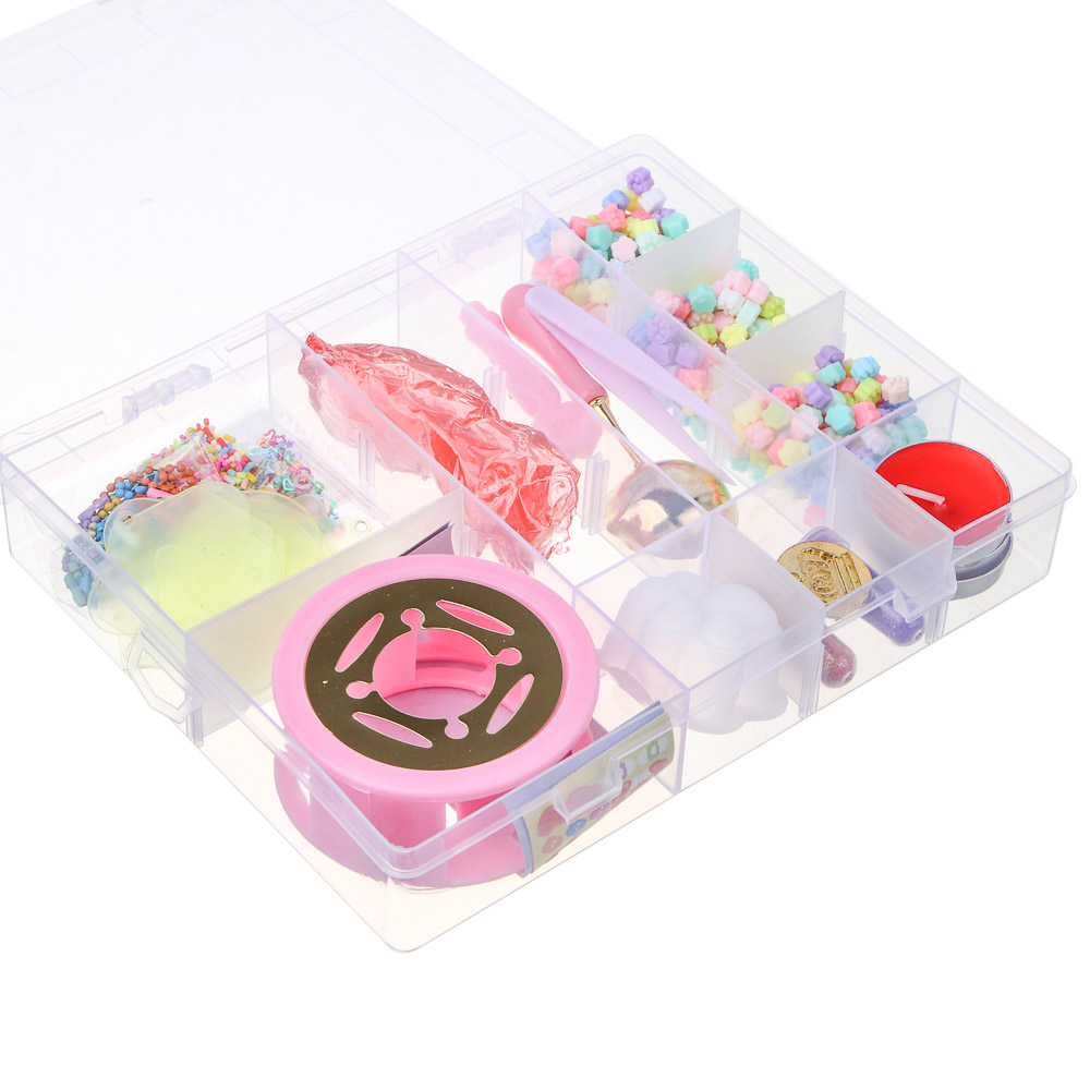 ХОББИХИТ Набор для творчества "Поделки своими руками", 20х16,7х3,9см, парафин, силикон, PP - #3