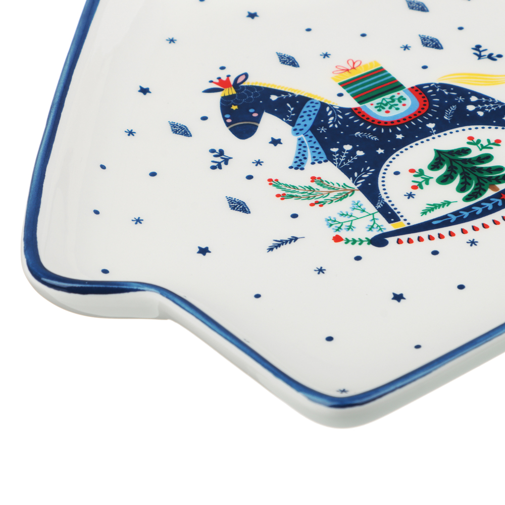 MILLIMI Нордик Блюдо в форме домика, 20х18х3см, керамика - #3