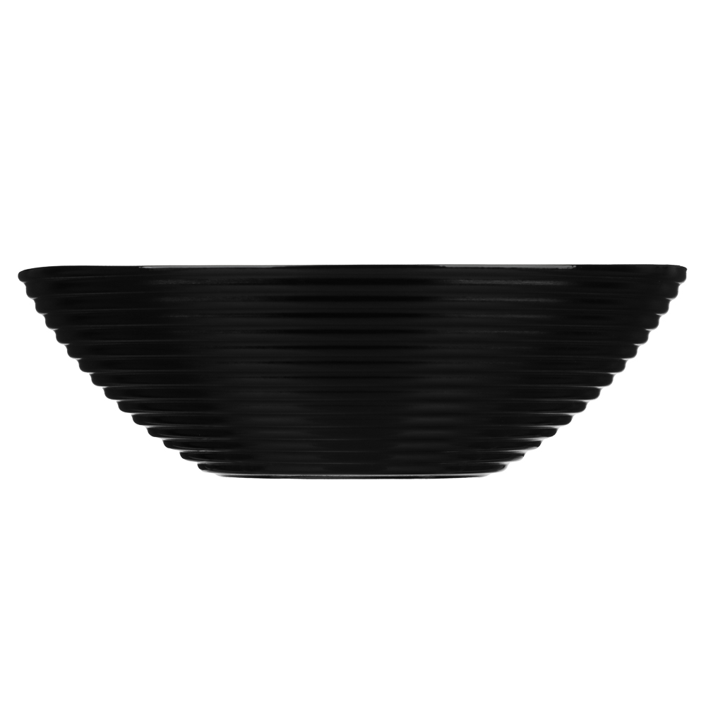 MILLIMI Бароло Салатник 24см черный опаловое стекло - #3