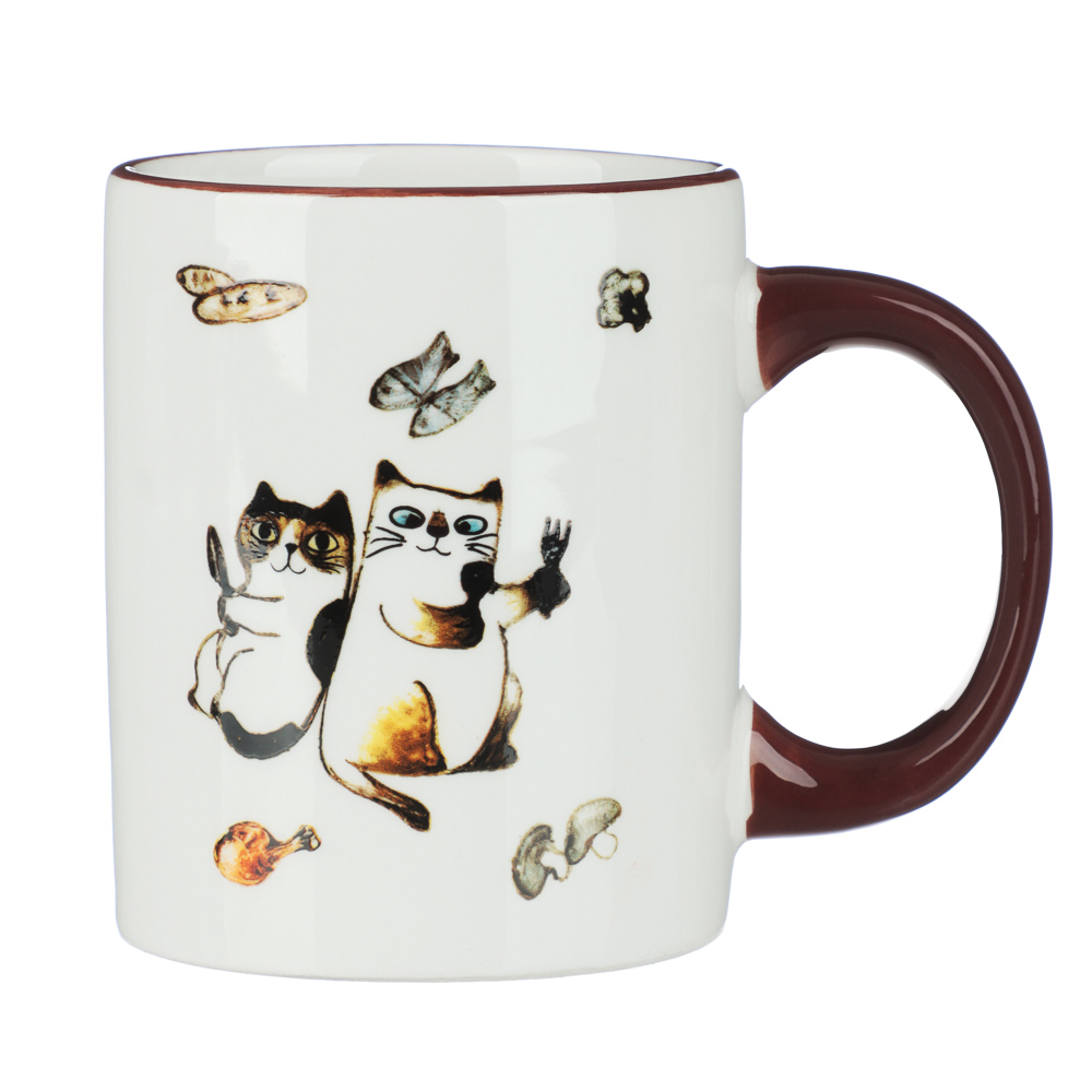 Кружка 300мл, тм MILLIMI Котовасия, керамика - #1